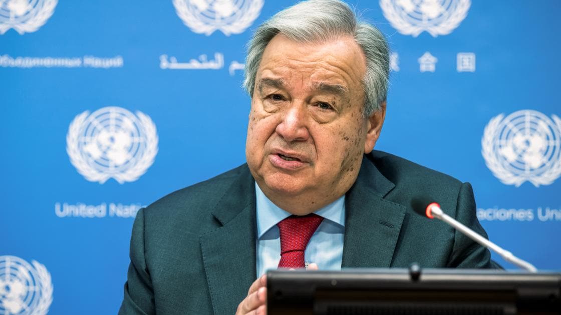 UN SG Guterres Arrives in Nairobi