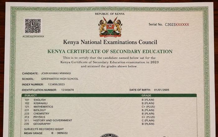 KNEC Releases 2025 KCSE E-Certificates For Ksh1,500, Download Now